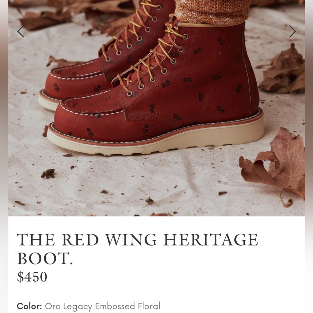 RED WING HERITAGE BOOT - the great.